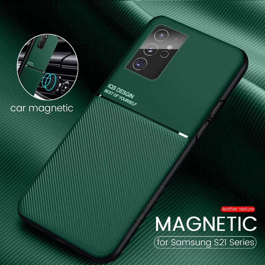 Funda para Samsung Galaxy S21 Ultra S20 A32 A52 A72 5G cubierta delgada magnética de cuero eBay
