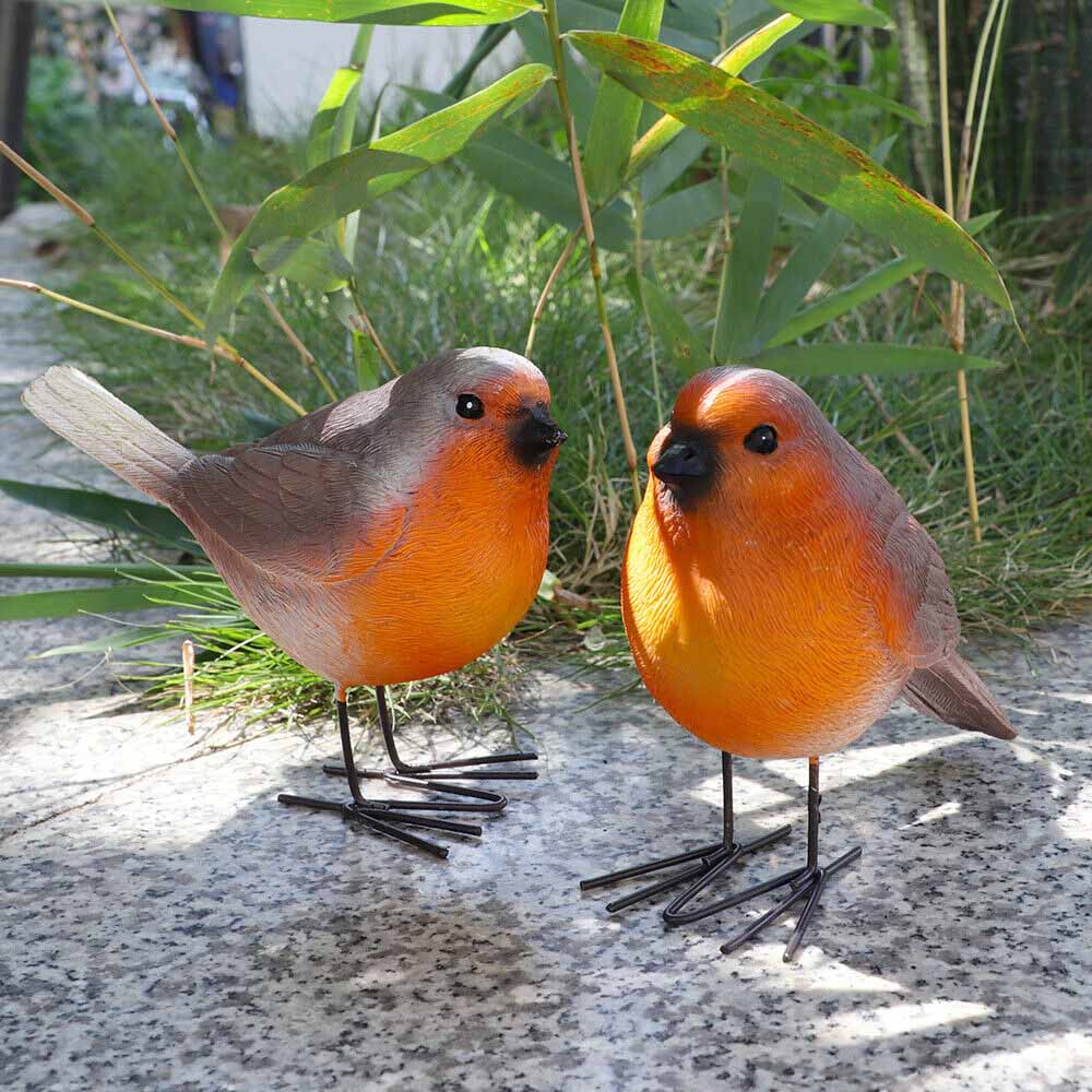 resin robin ornament