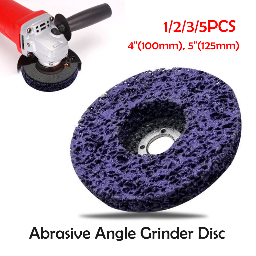 3"Poly Strip Angle Grinder Wheel Discs With 6mm Shank Paint Rust Remover Clean
