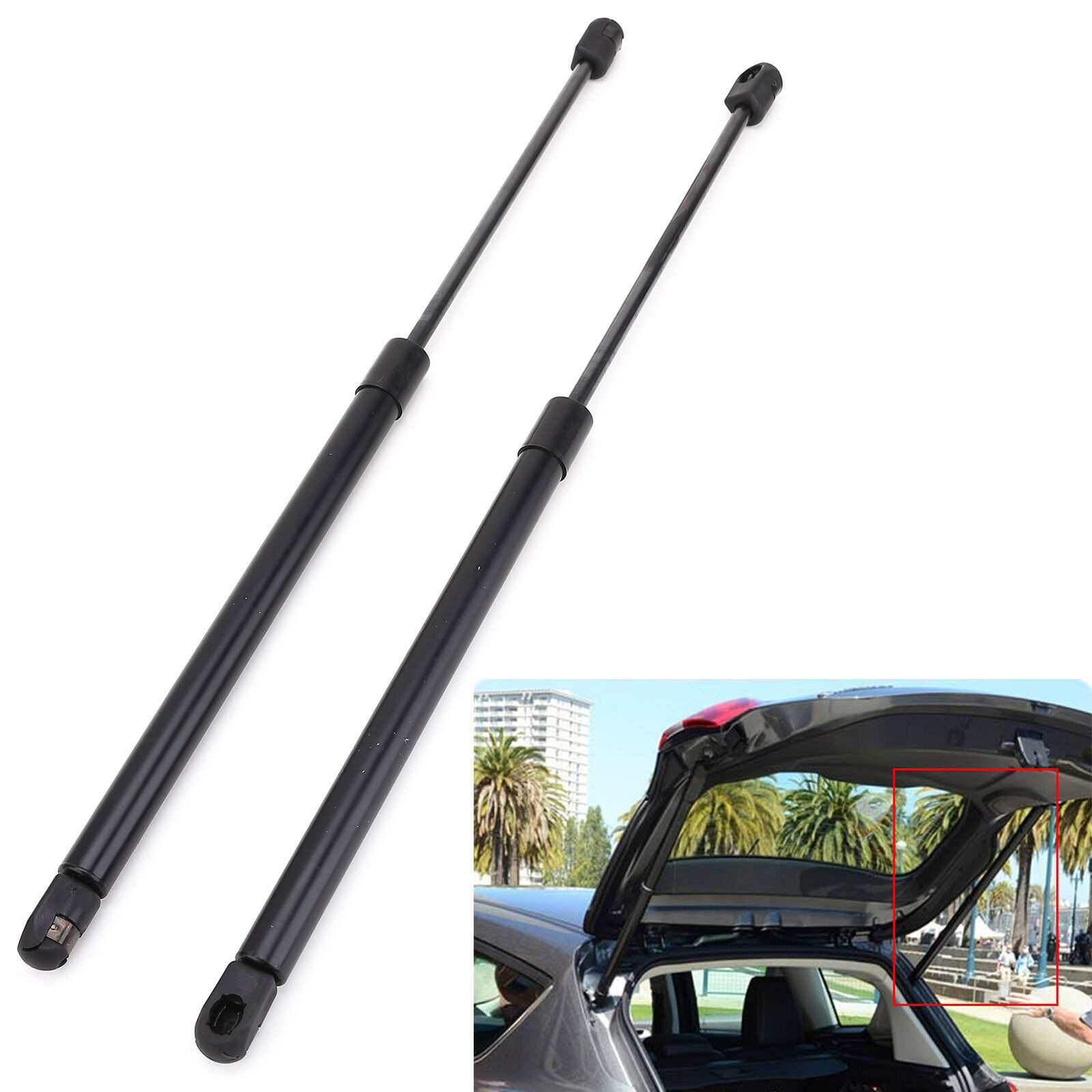 2 x molle a gas per portabagagli auto 1321021