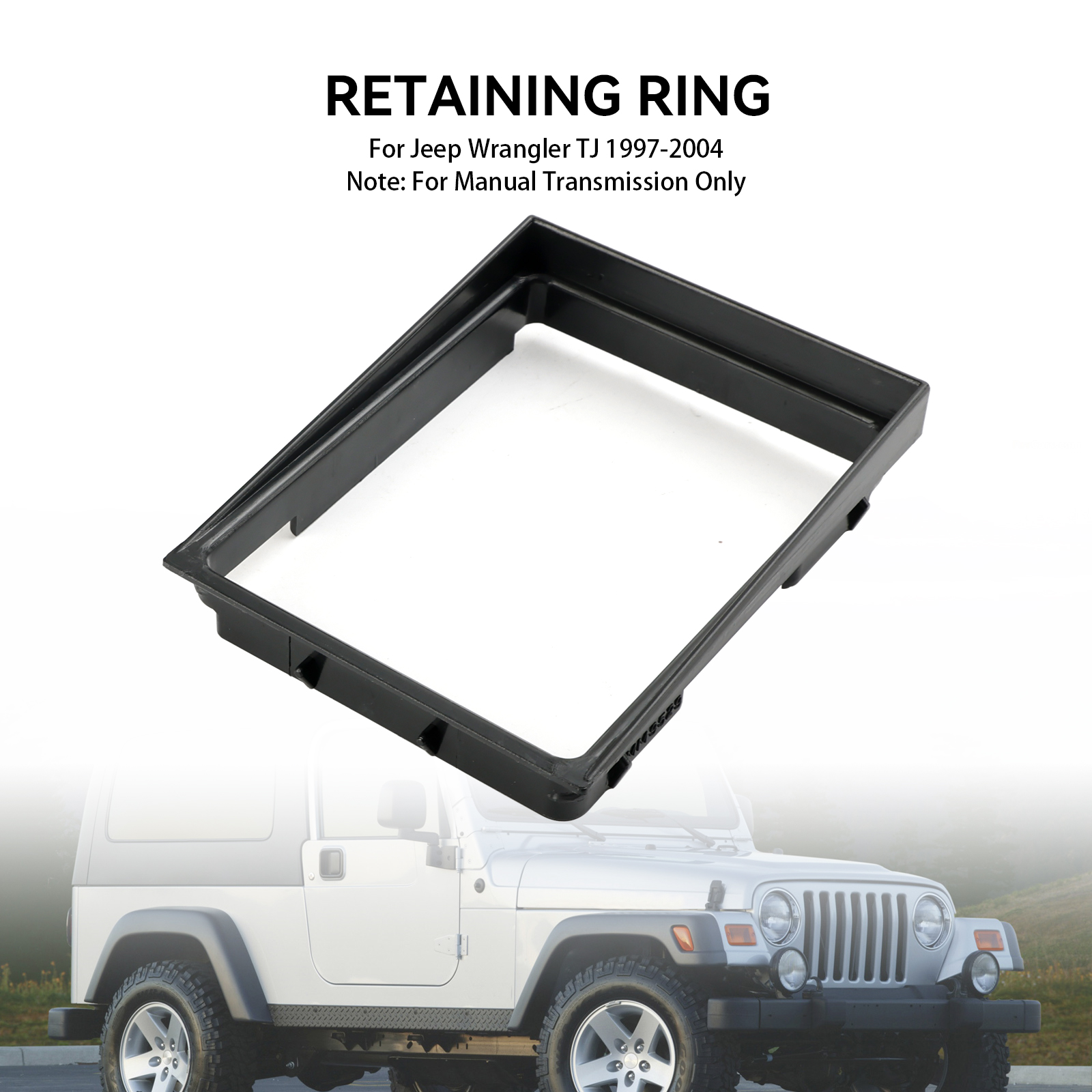Transmission Shift Boot Bezel Manual Trans Fit Jeep Wrangler TJ