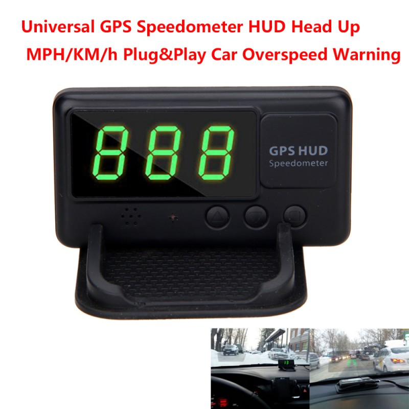 Auto Universal GPS HUD Tacho Anzeige Tachometer MPH/KM/h