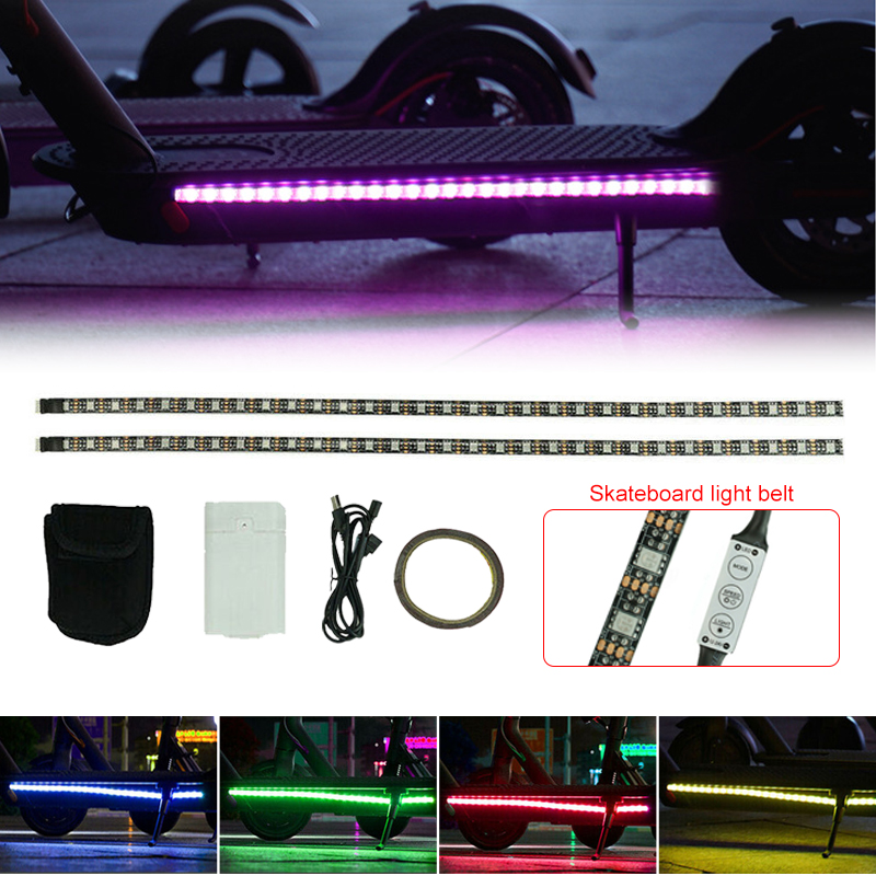 For Xiaomi M365 PRO Smart Electric Scooter LED Light Strip Bar Lamp