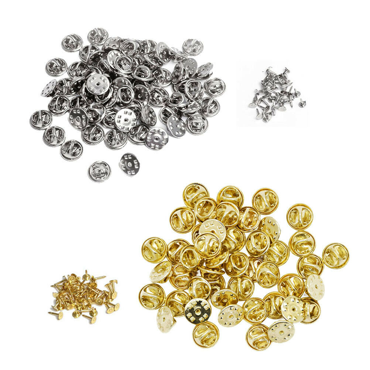 Butterfly Clutch Pin Back Clasps Metal Clutch Lapel Pin Backs For Pin