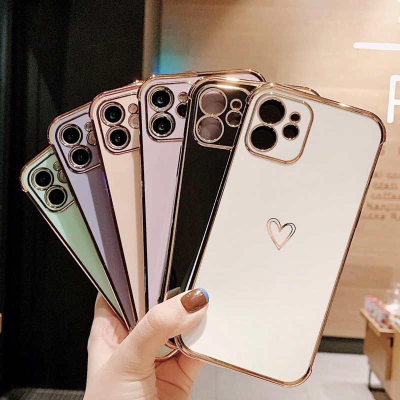 FancyCase Schutzhülle Für IPhone 16 Pro (6,3 Zoll) – Transparent Mit Bunten Herzen, Flexible TPU