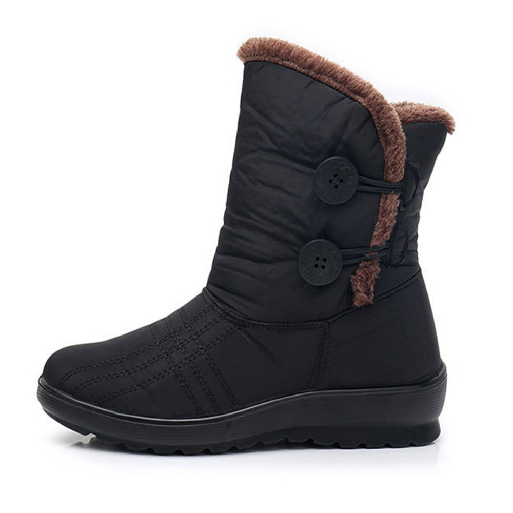 womens easy slip on winter boots