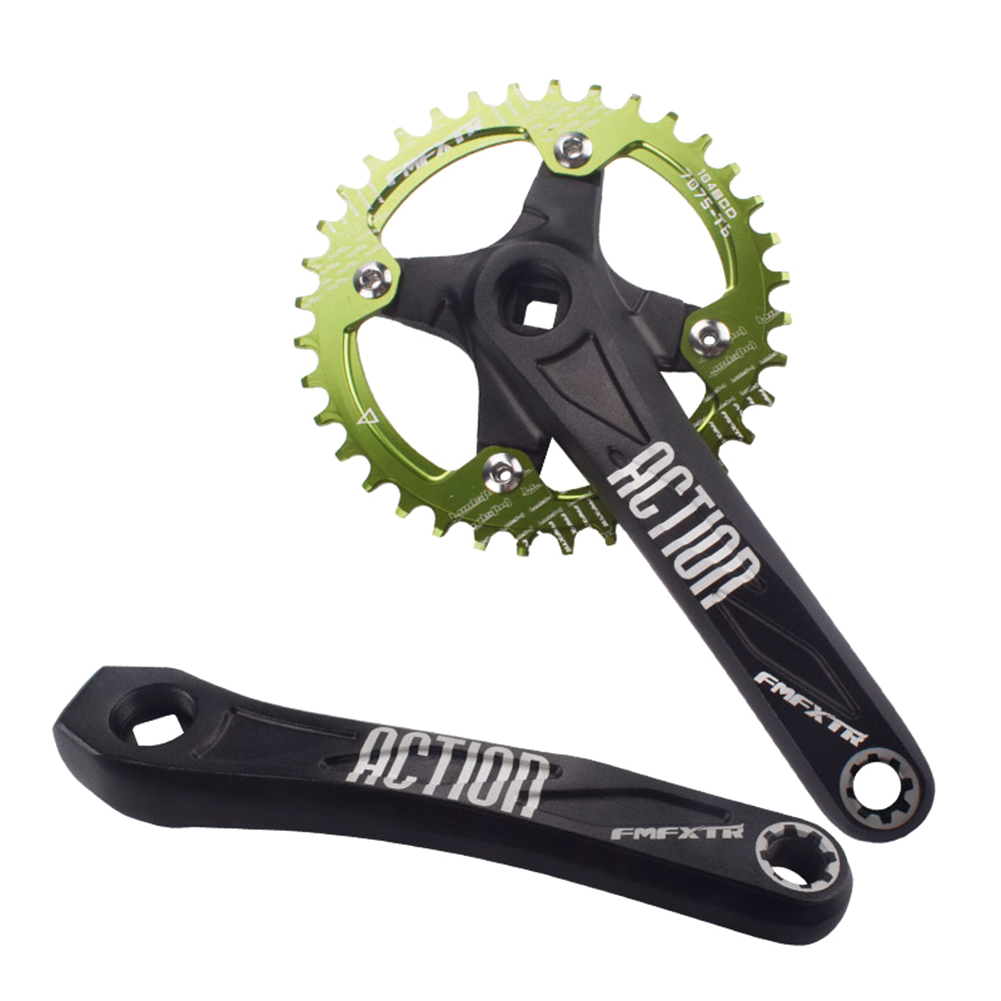 mountain bike crankset on road bike