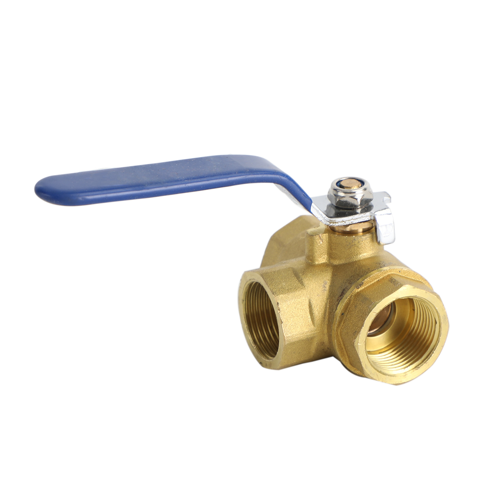 3/4 Inch Brass Ball Valve - T Handle Shut-Off Valve For Water, Oil & Gas