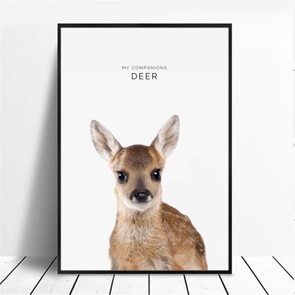 Lovely Animal Canvas Poster Picture Warm Cute Home Kids Room Art Wall