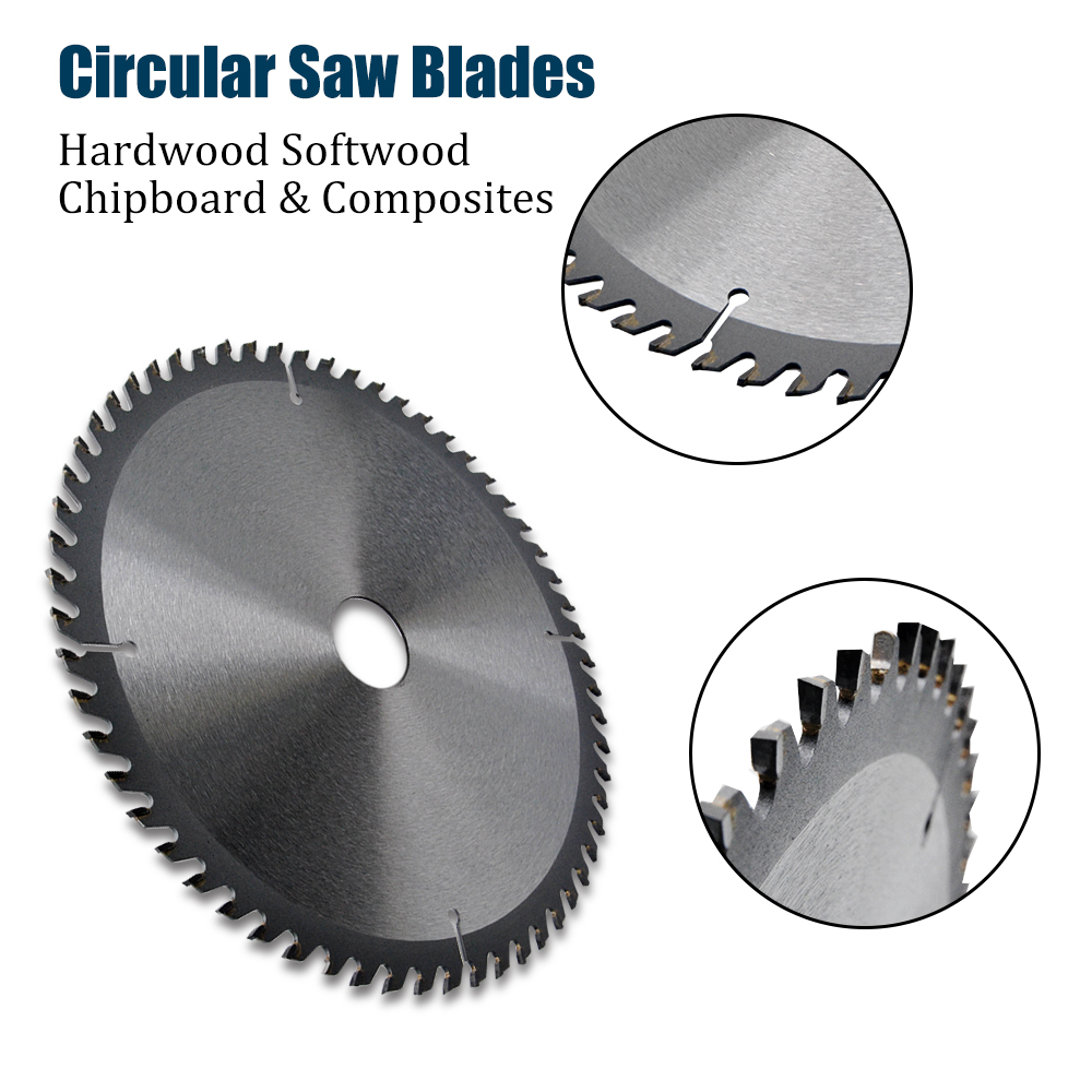Circular Saw Blade 210×30mm Bore 60T 16mm Ring Chop fit for Dewalt