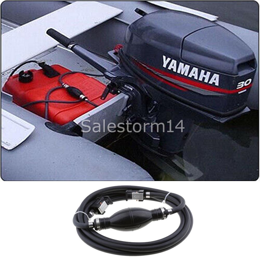 Fuel Line Hose Kit For Yamaha Motor Outboard Boat Engine Petrol Tank Connector I eBay