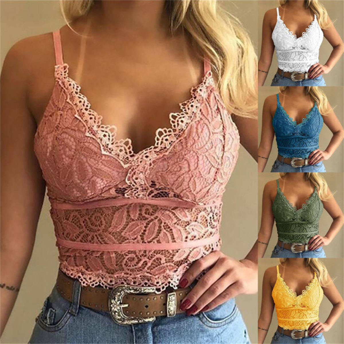 Sexy Floral Lace Cut Out Underwire Bra Crop Cami top Longline Bralette  Orange S Christmas Surprise Prime Big Deal Days Early Deals of The Day 2023  at  Women's Clothing store