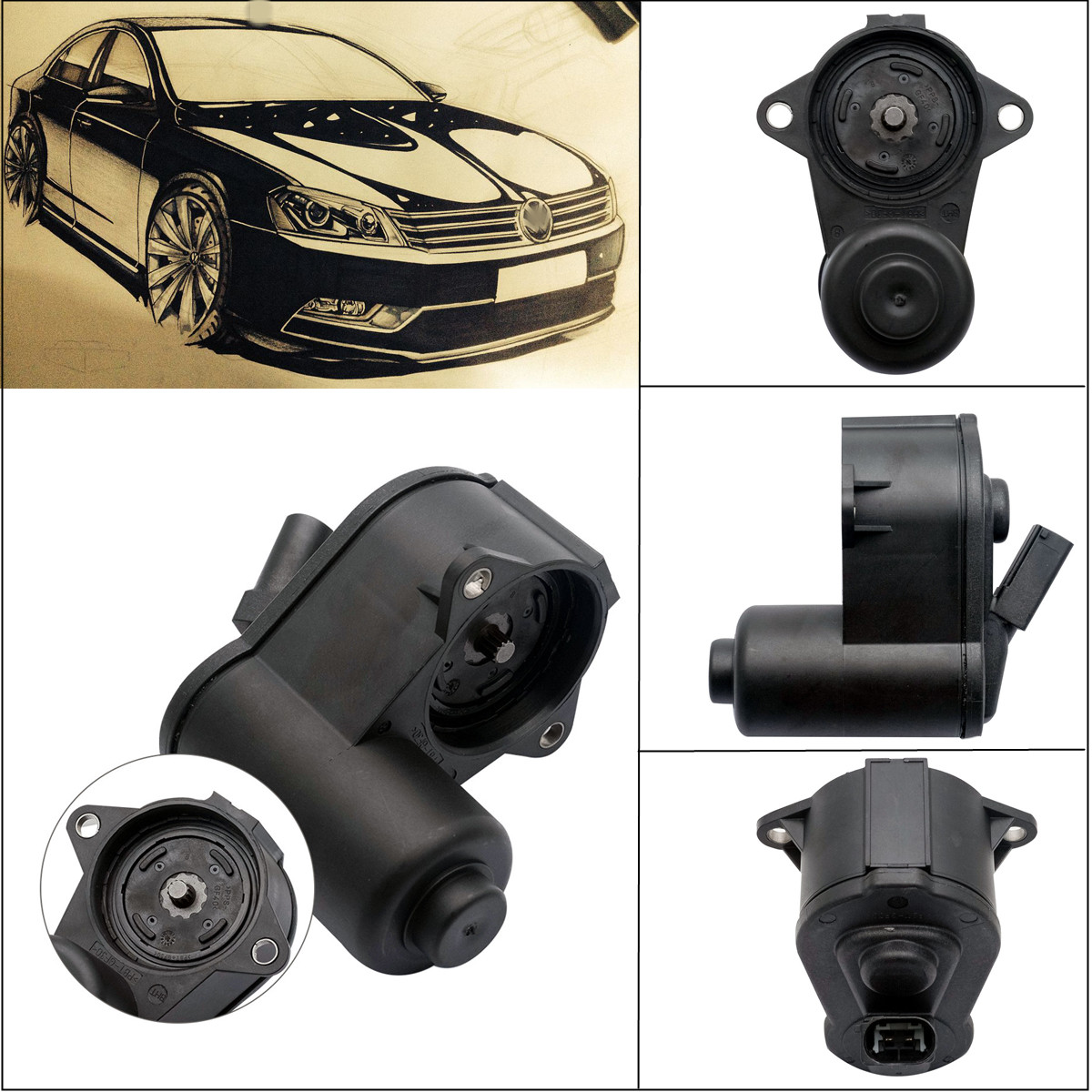 Frein arrière étrier servo moteur frein à main 6-sided torx EPB pour VW Passat 3C CC