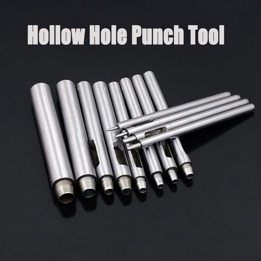 1PCS 0.5mm-10mm Hollow Hole Punch Tool Leather Fabric Vinyl Gaskets ...