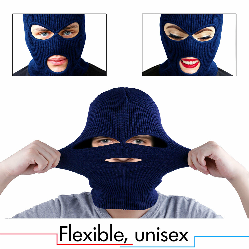 Download 3 Hole Full Face Ski Winter Cap Balaclava Hood Beanie ...