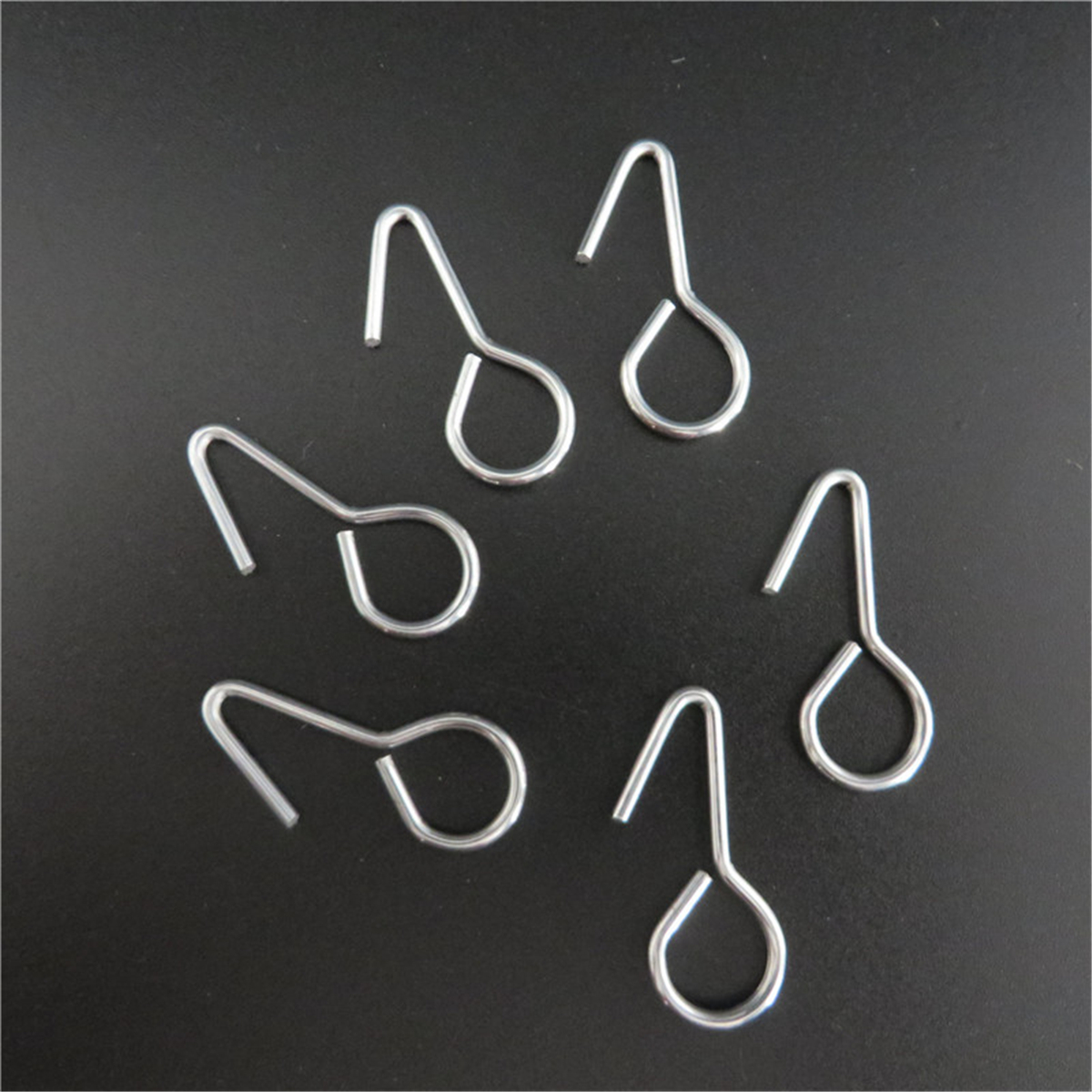 100pcs Metal Ring Tail SHooks for Car Truck SUV Auto Seat Covers