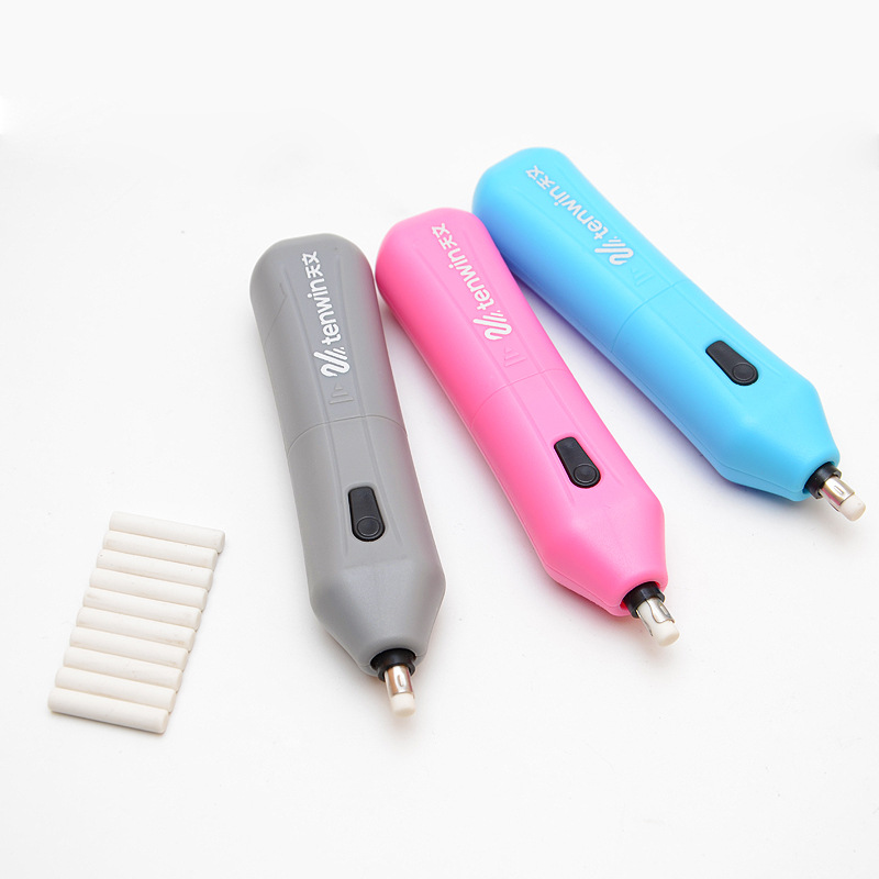 1stk Bind elektrischer Radierer batteriebetriebener Radiergummi Neu