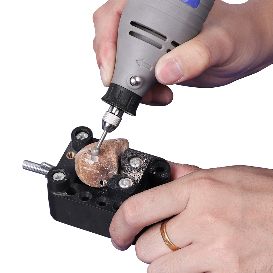 Diamond Round Ball Burr Bit 2.35mm 3mm Shank 40 Grit Rotary Type 0.5mm