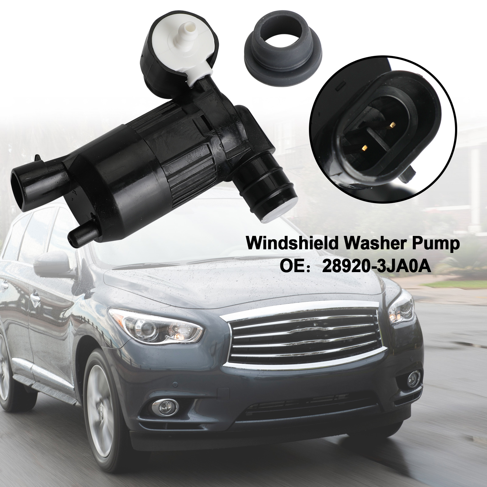 Windshield Washer Pump 28920-3JA0A For Infiniti JX35 QX60 Nissan