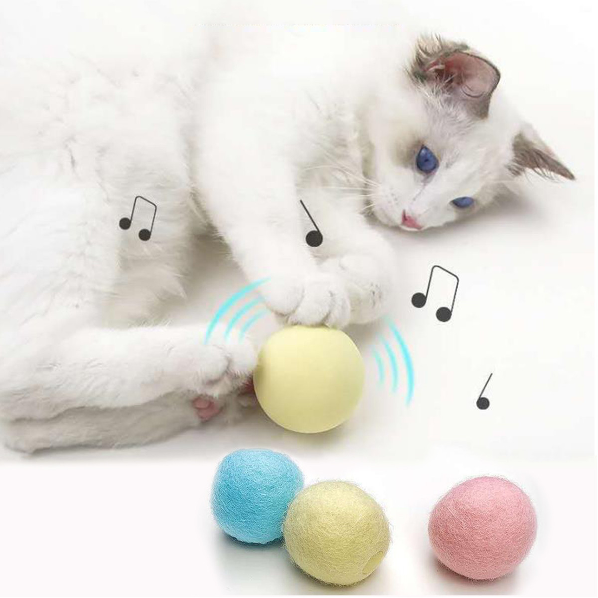 interactive cat ball