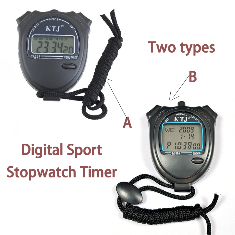 Digital Handheld Stopwatch Counter Timer Stop Watch Handheld