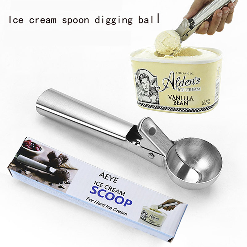 Ice Cream Scoop Cookie Dough Disher Ice Cream Ball Mold Spoon Kitchen Tool