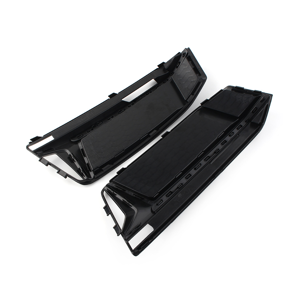 thumbnail image 2 of Honeycomb Front Fog Light Grille Cover Set For Audi A4 B9 S-Line & S4 B9 2016-2018 - Glossy Black, Pair 2 of 4