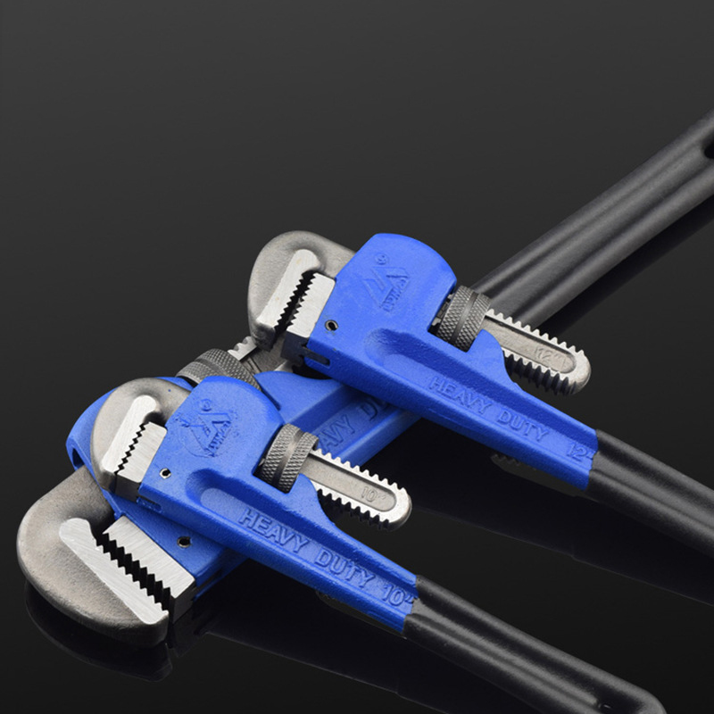 Adjustable Large Heavy Duty Plumbers Monkey Pipe Wrench Spanner Tool 8