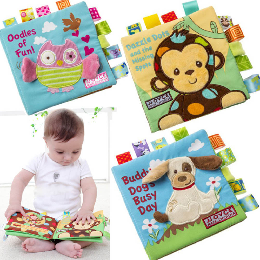 Soft Fabric Baby Picture Cloth Books Toy Children Kids Intelligence Development