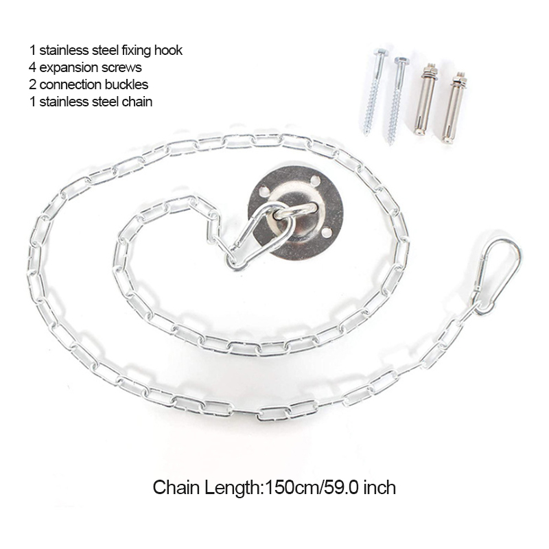 Heavy Duty Hanging Hammock Swing Chair Chains Mounting Kit ...