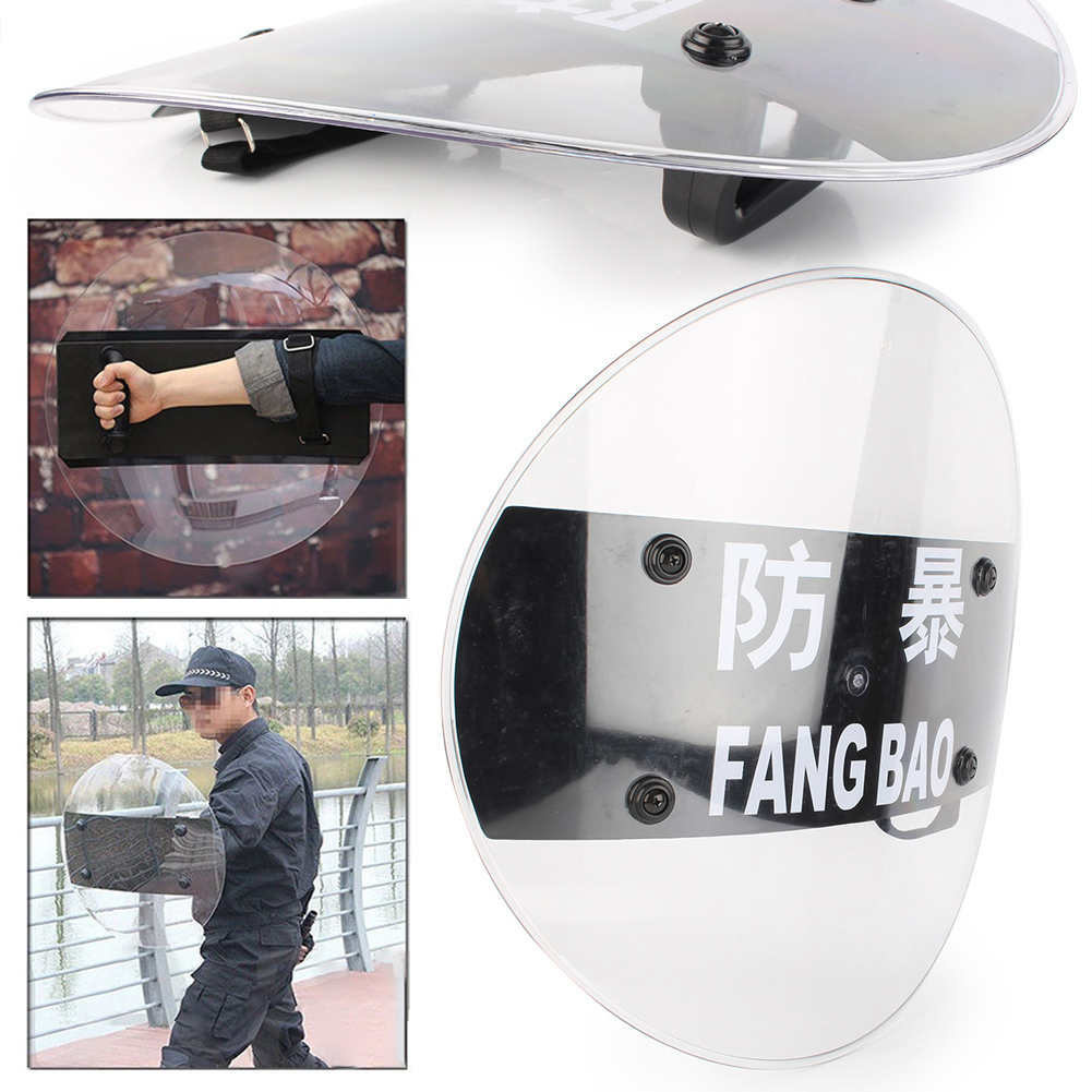 Round Metal Anti-Riot Shield Police Tactical CS Campus Security Protection
