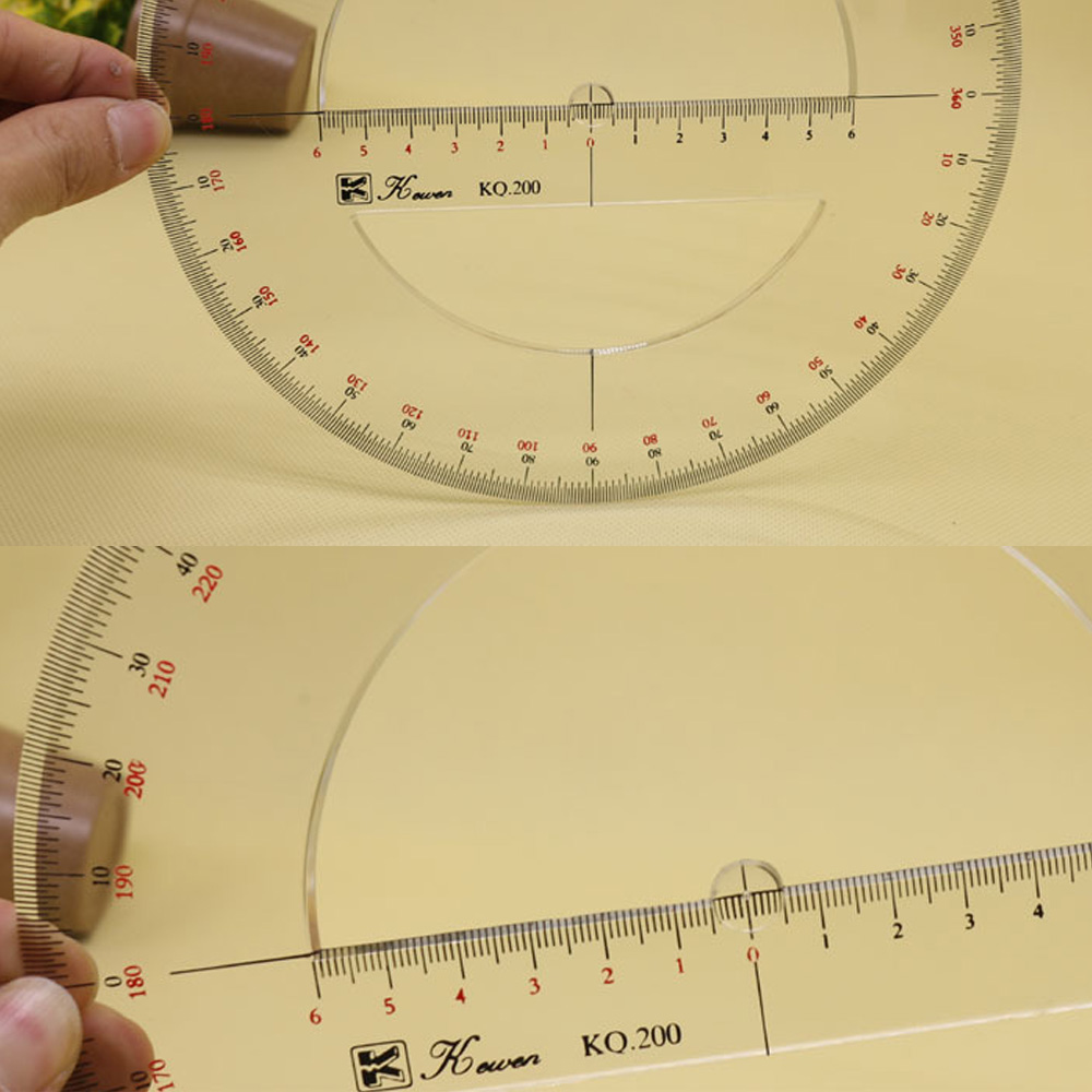 20 Stück Kunststoff-Winkelmesser – 180 Grad, 10,2 Cm, Transparent, Für Schule, Büro & Hobby