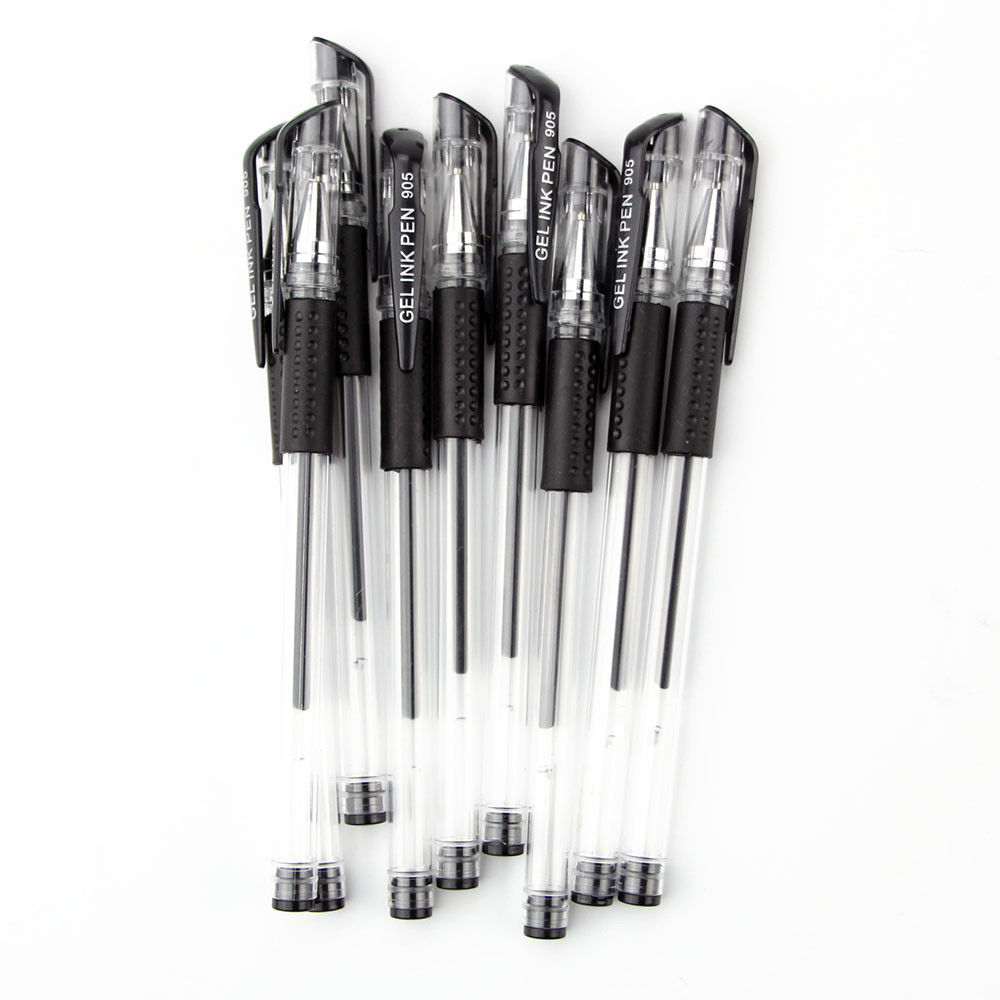 7/12x 0.5mm Gel Ink Pens Rollerball Ballpoint Pen School Student
