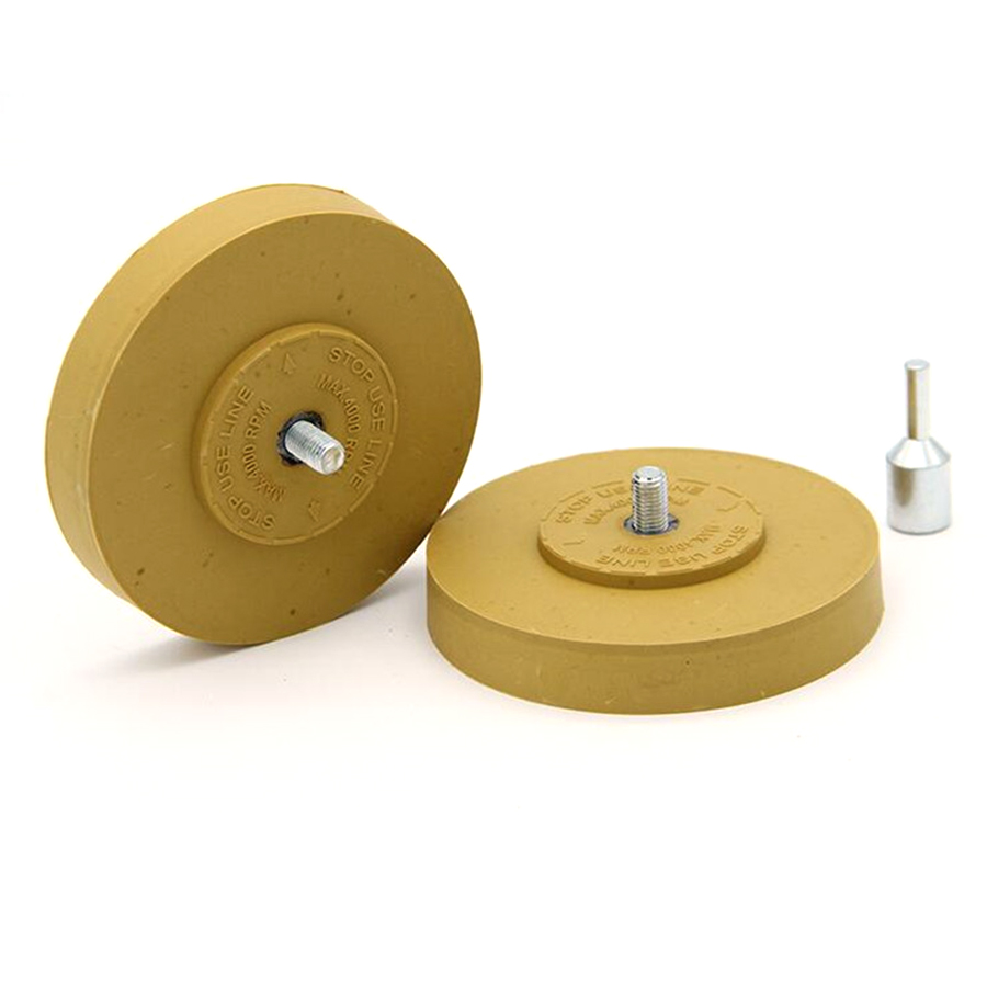 3/3.5/4 Inch Rubber Eraser Wheel Stripe Decal Pneumatic Adhesive For