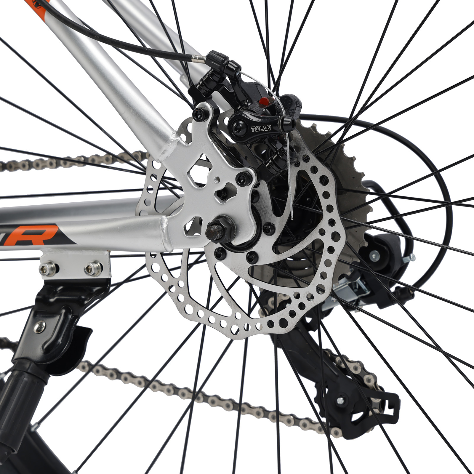 Mountain Bike 27 Speed High Carbon Steel Frame Suspension Fork Disc Brakes Package Contents