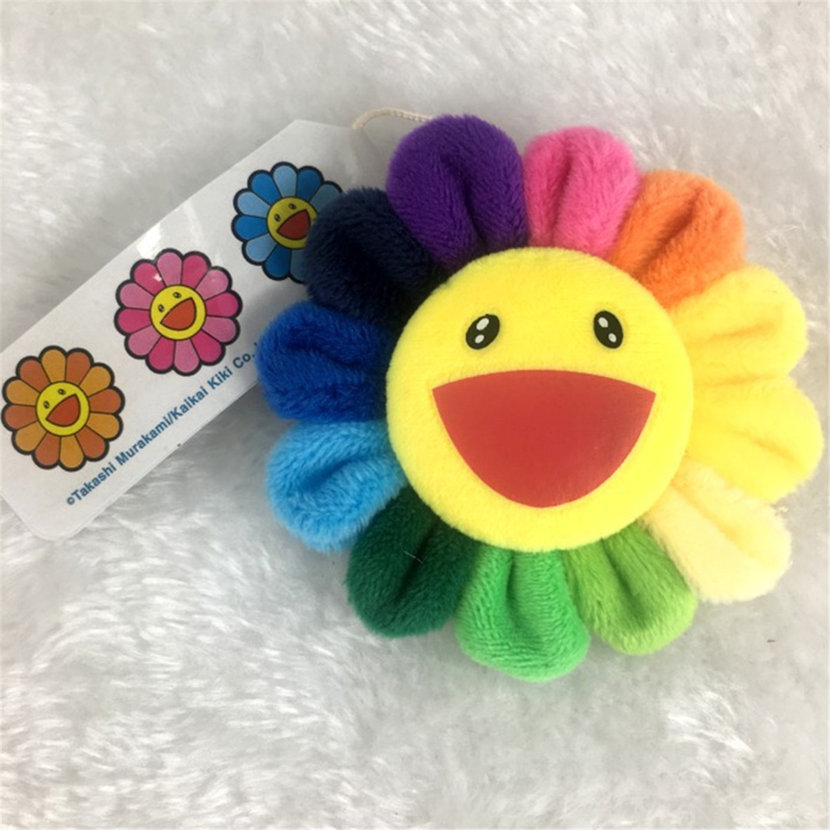 Portachiavi Peluche Takashi Murakami Fiori Di Ciliegio - Charm Kaikai Kiki Rosa Edizione Limitata
