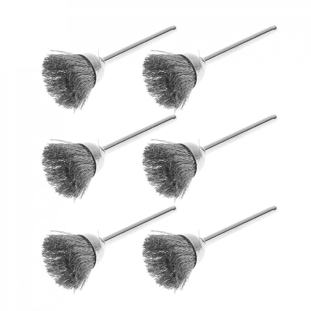 36PCS Steel Brass Wire Wheel Polishing Pad Brush Set For Dremel Rotary