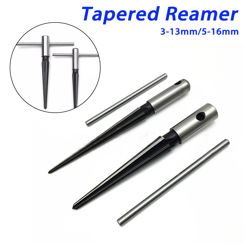 3.18-12.7mm T Tapered Taper Hand Held Reamer Hole Pipe Reaming Tool Favor IN9X