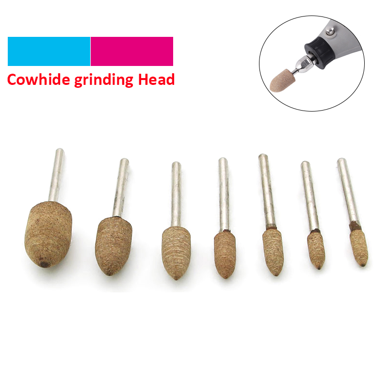 Abrasive Rubber Polishing Burr Point Grinding Head For Metal Dremel Rotary Tools