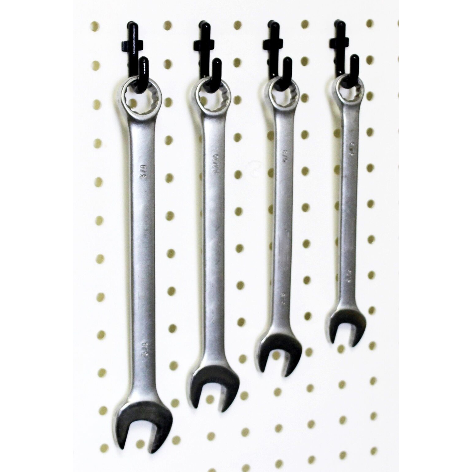 Peg Board Hook Kit Garage Tool Storage Pegboard 100pieces J Hook Locking Plastic eBay