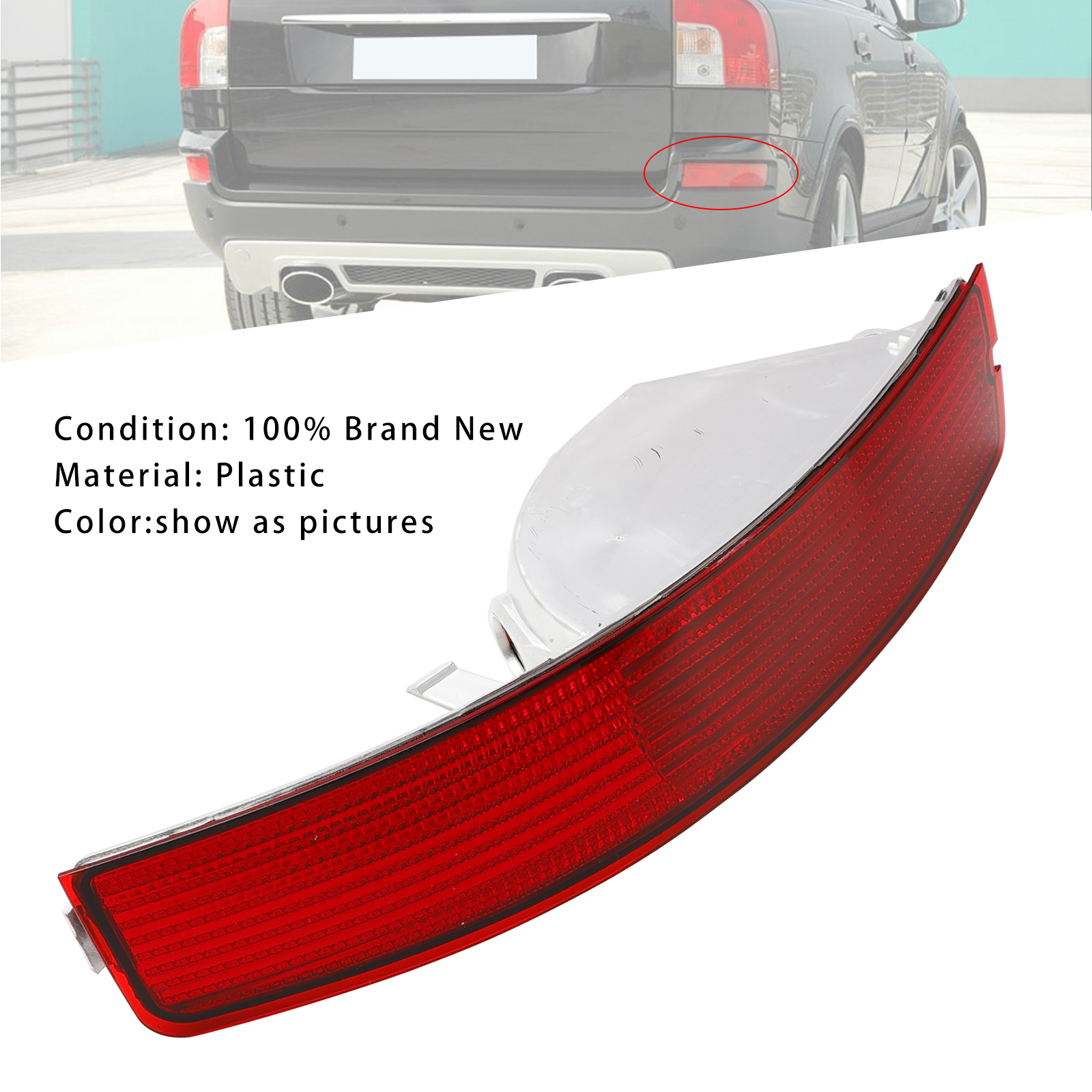 Areyourshop Réflecteur Feu Arrière Gauche Pour Volvo XC90 2003-2006 - 8693009
