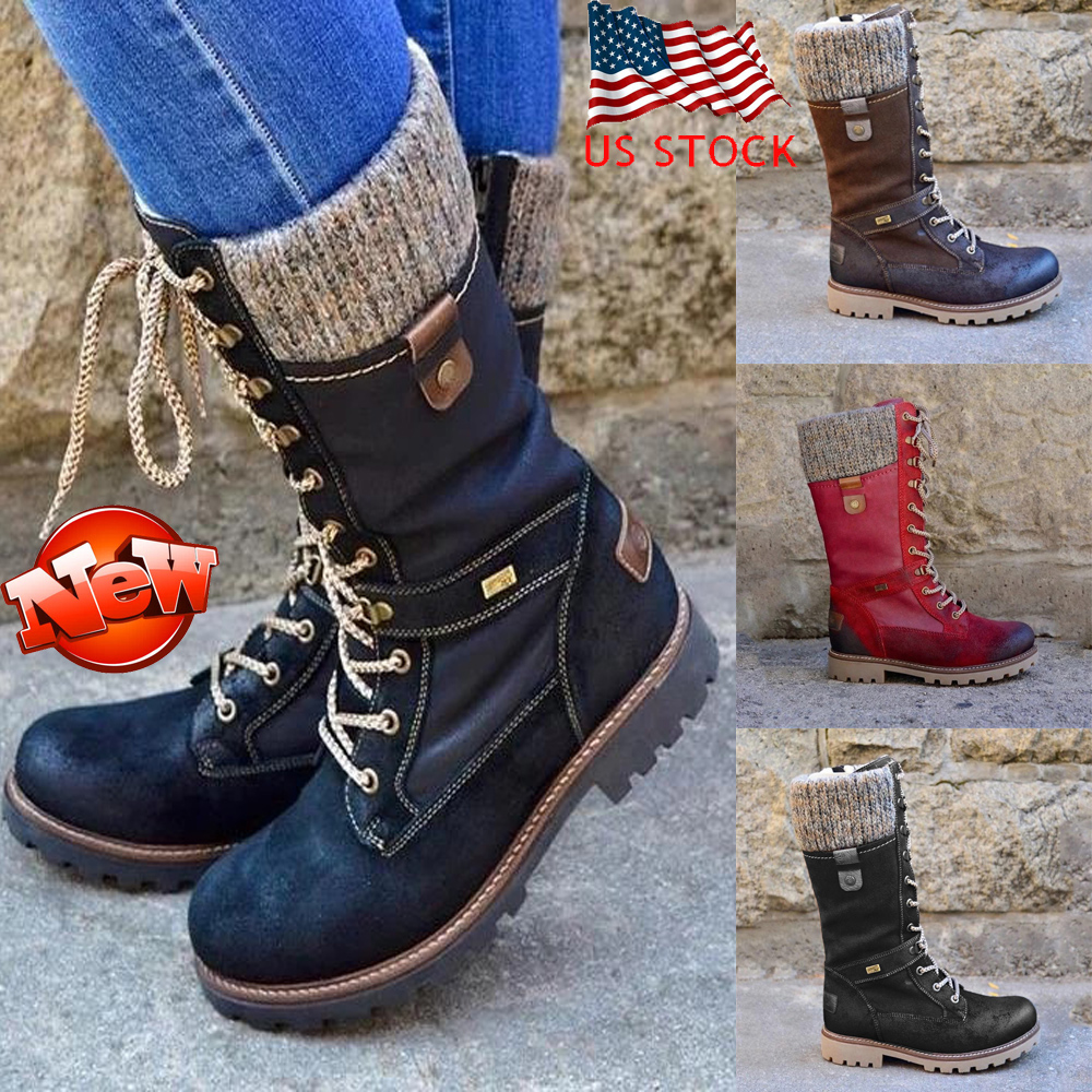 flat calf length slouch boots