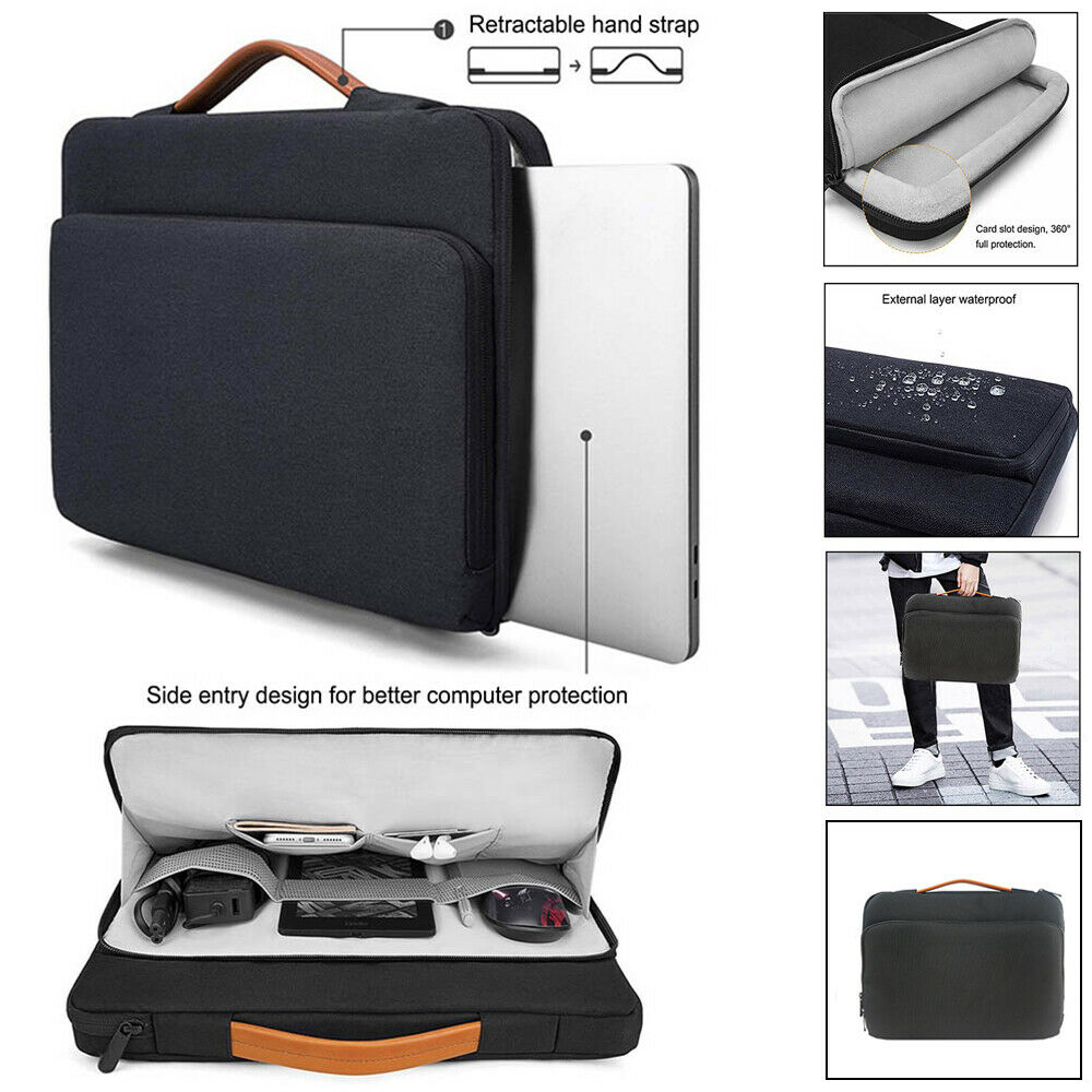 Universal Laptop Sleeve Handle Bag Business Case For Macbook Air Pro