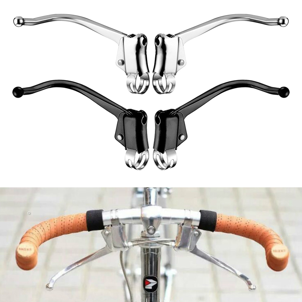 ZTTO 1 Pair Road Bike Brake Levers Bicycle Fixed Gear Deputy Vice Brake 22.2mm