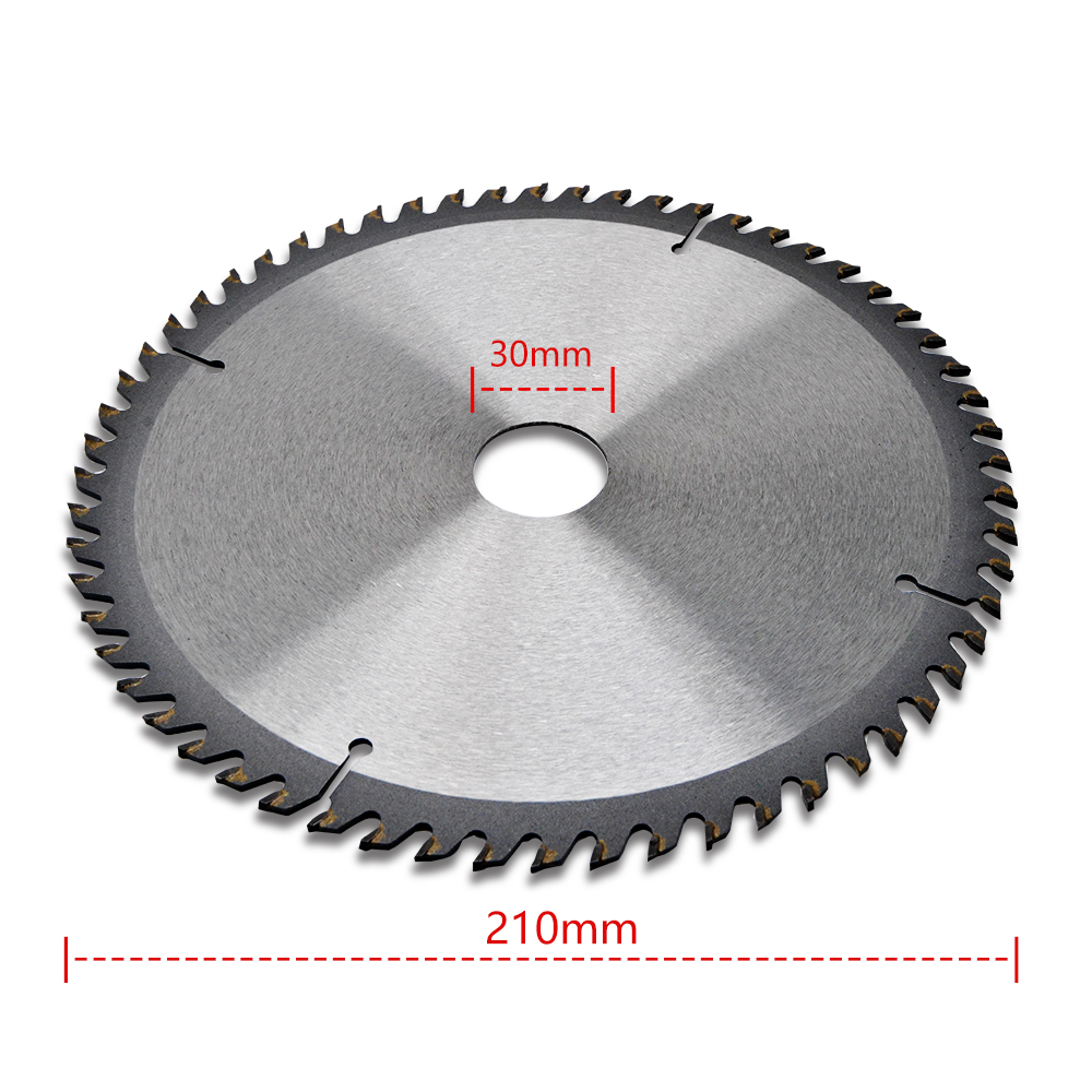 Circular Saw Blade 210×30mm Bore 60T 16mm Ring Chop fit for Dewalt