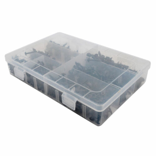 700PCS Caja Surtido de Tornillos Pozi con Bridas Negro Self Tapping taller Pointers