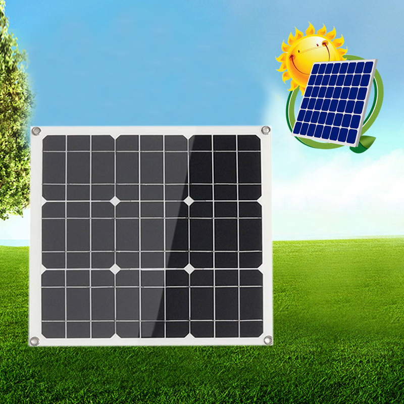 Solarpanel Solarmodul 50W 50Watt 12V Solarzelle Inselanlage Wohnmobil Wohnwagen