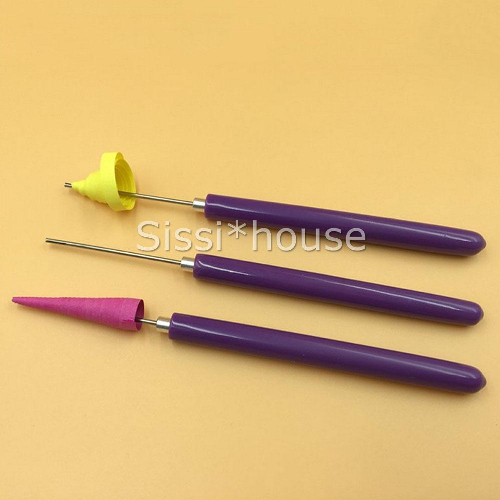 5Pcs Slotted Paper Quilling Winder Roll DIY Origami Craft Tool Pen