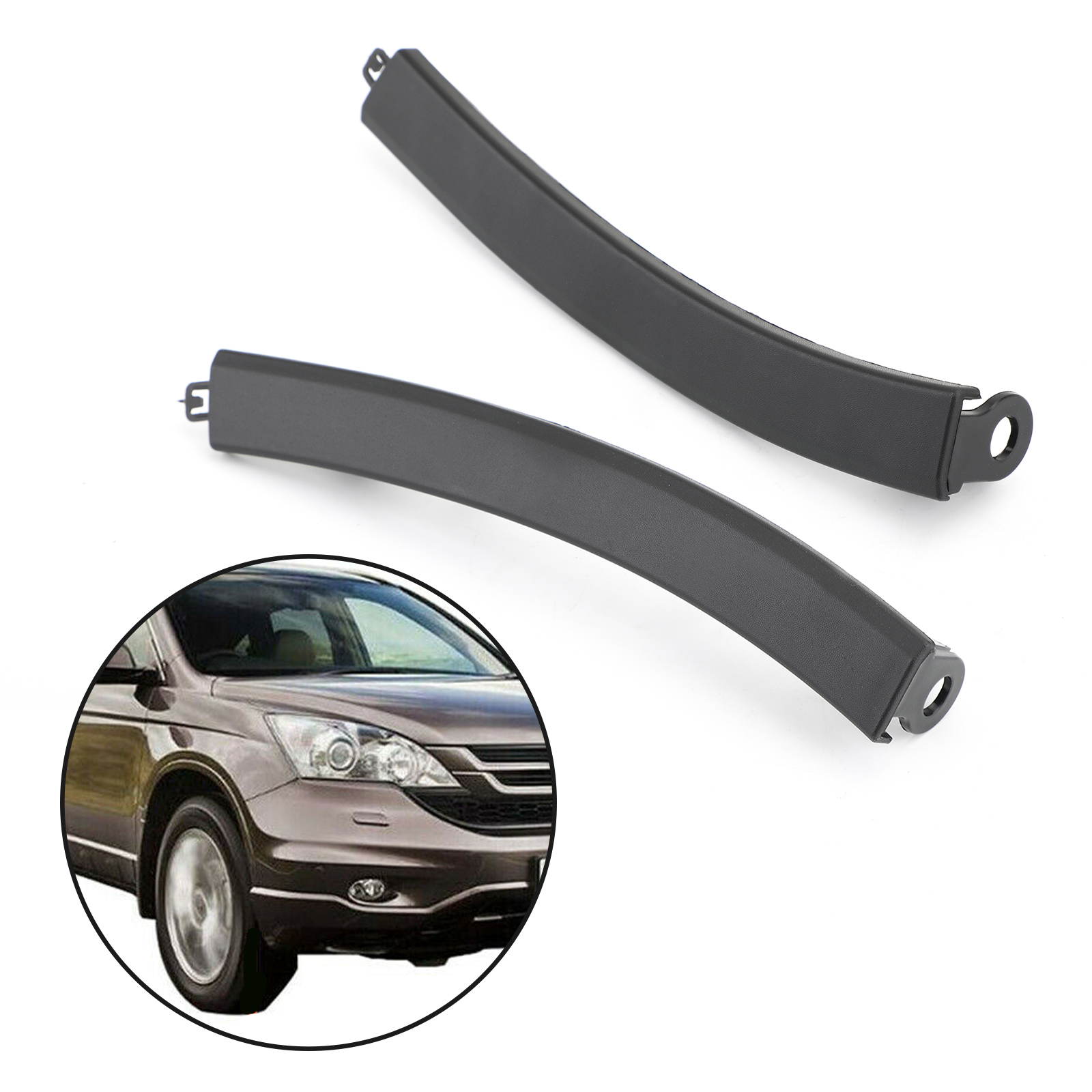 Left+Right Front Bumper Wheel Fender Molding Trim For Honda Crv 2007