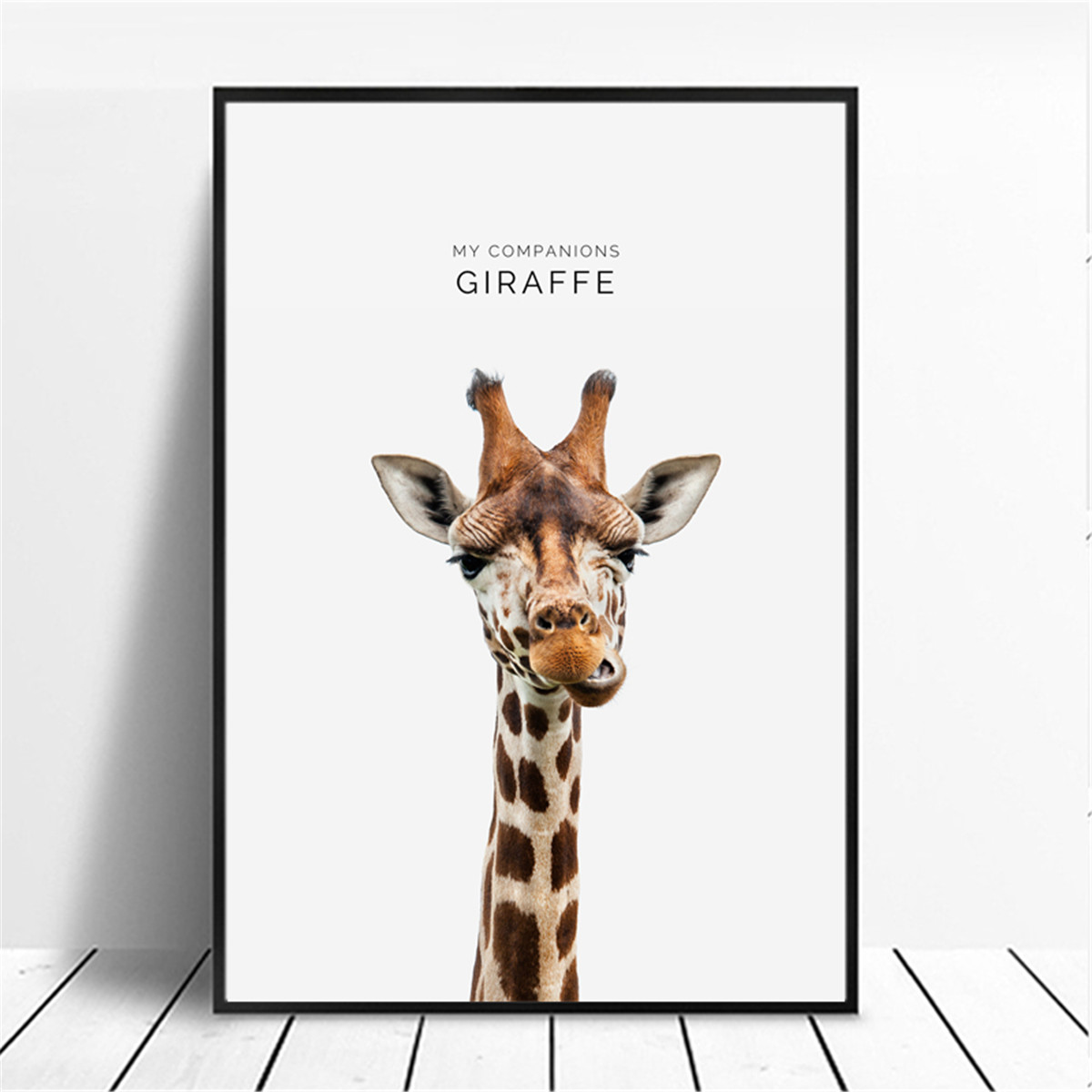 Lovely Animal Canvas Poster Picture Warm Cute Home Kids Room Art Wall